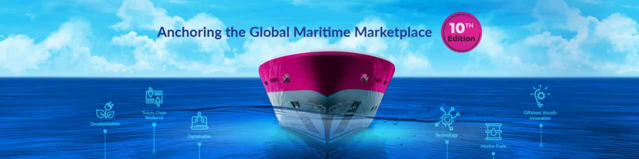 sea asia anchor maritime and offshore event banner